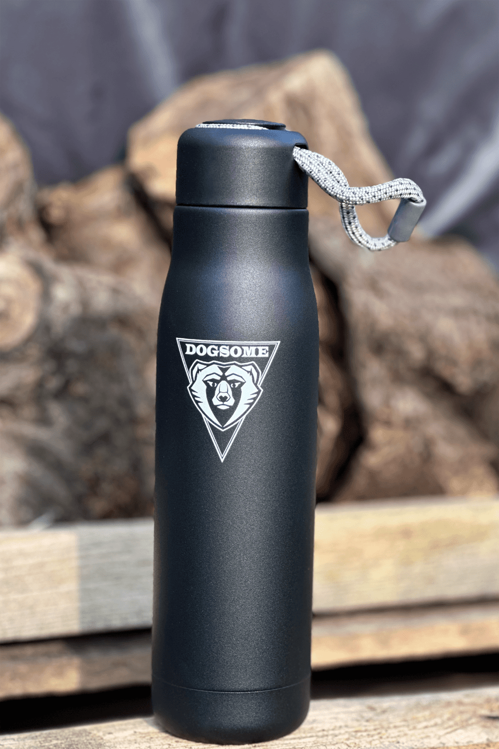water bottle front