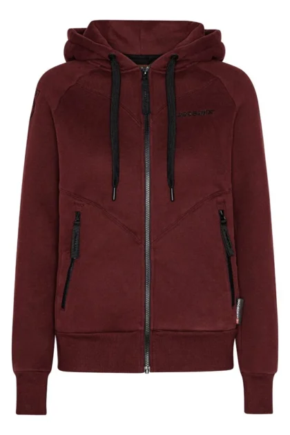 Burgundy Biathlon Sports Hoodie front